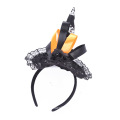 UNIQ Halloween Party Witch Hat Funny Veil Headband Hair Accessories